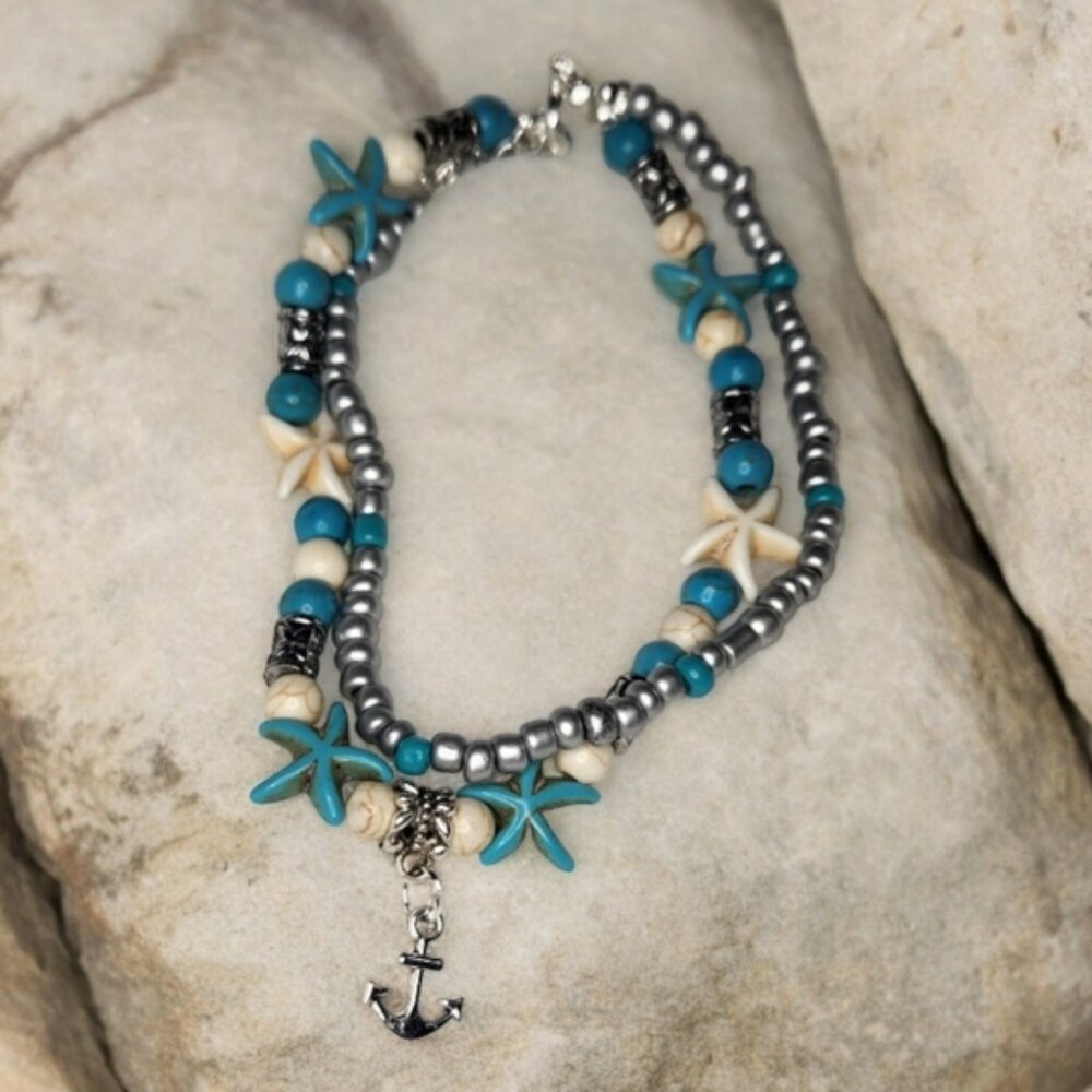 Nautical Anchor Anklet or Bracelet NWOT